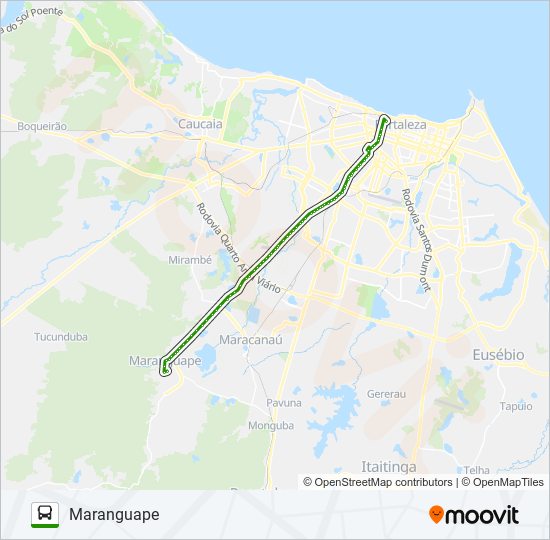 32306 MARANGUAPE / FORTALEZA bus Line Map