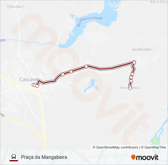 MGB Bus Line Map