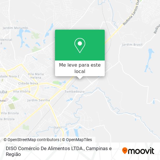 DISO Comércio De Alimentos LTDA. mapa