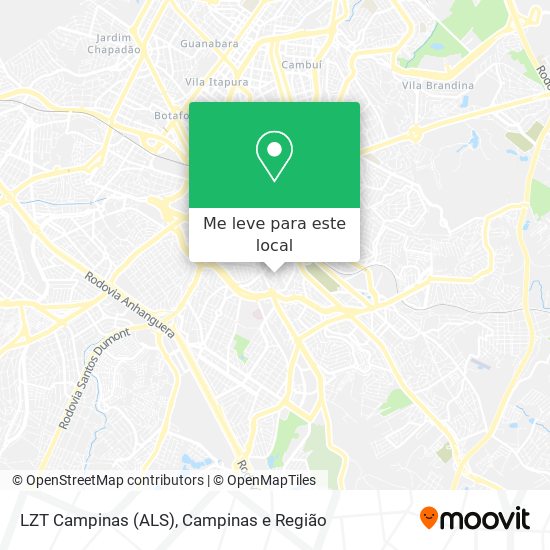 LZT Campinas (ALS) mapa