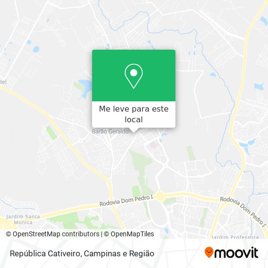 República Cativeiro mapa