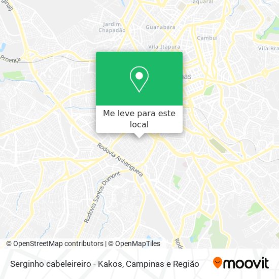 Serginho cabeleireiro - Kakos mapa