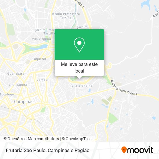 Frutaria Sao Paulo mapa