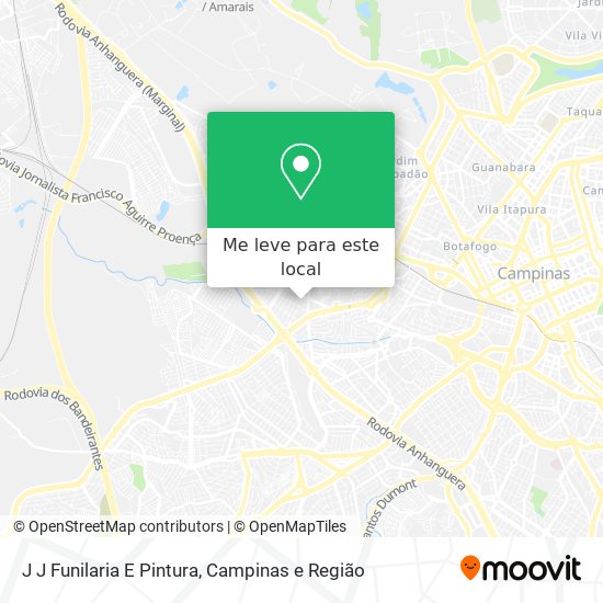 J J Funilaria E Pintura mapa