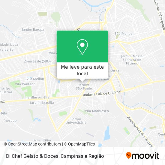 Di Chef Gelato & Doces mapa
