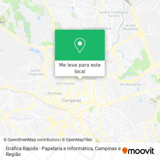 Gráfica Rápida - Papelaria e Informática mapa