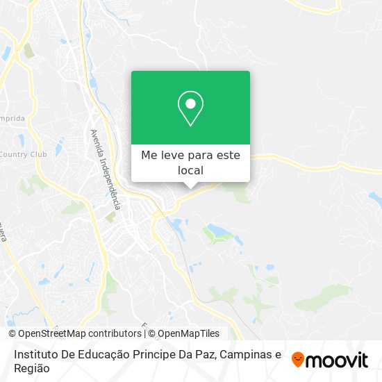 Instituto De Educação Principe Da Paz mapa