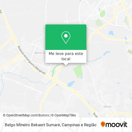 Belgo Mineiro Bekaert Sumaré mapa
