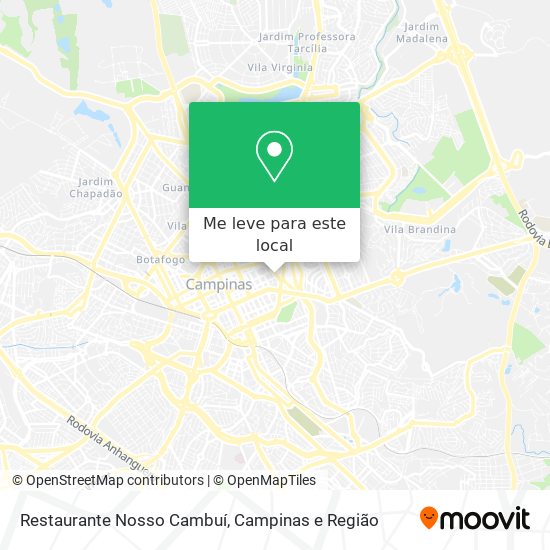 Restaurante Nosso Cambuí mapa