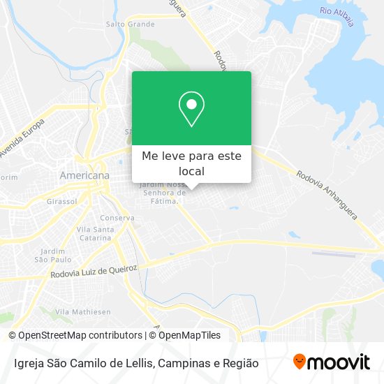 Igreja São Camilo de Lellis mapa