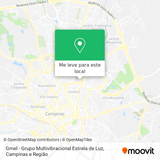 Gmel - Grupo Multivibracional Estrela de Luz mapa