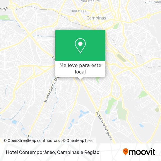 Hotel Contemporâneo mapa