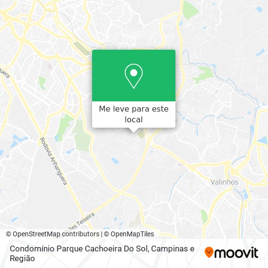 Condomínio Parque Cachoeira Do Sol mapa
