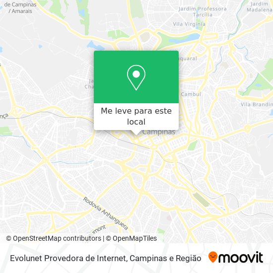 Evolunet Provedora de Internet mapa