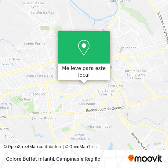 Colore Buffet Infantil mapa