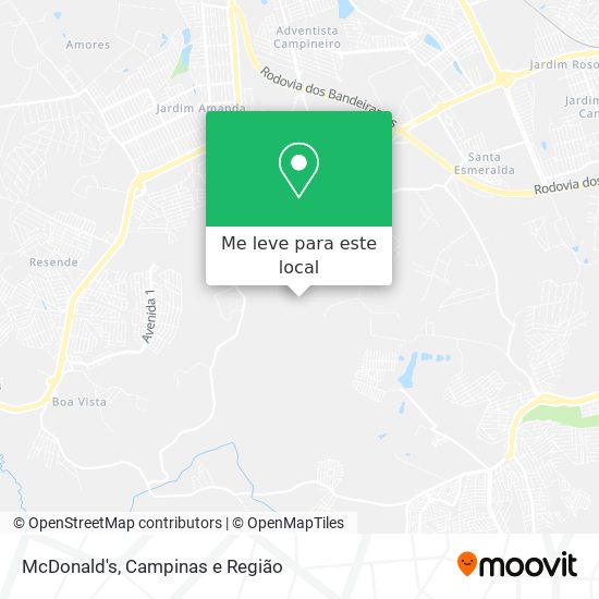 McDonald's mapa