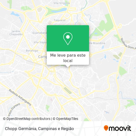 Chopp Germânia mapa