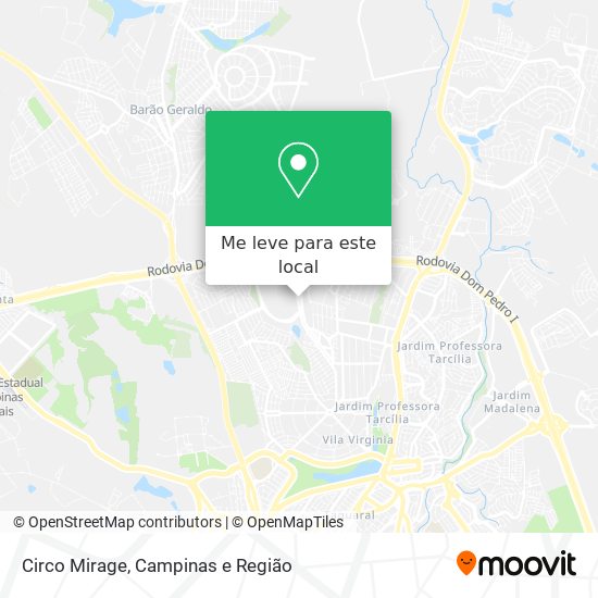 Circo Mirage mapa