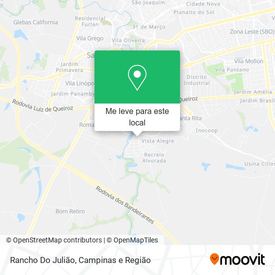 Rancho Do Julião mapa