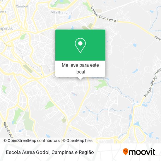 Escola Áurea Godoi mapa