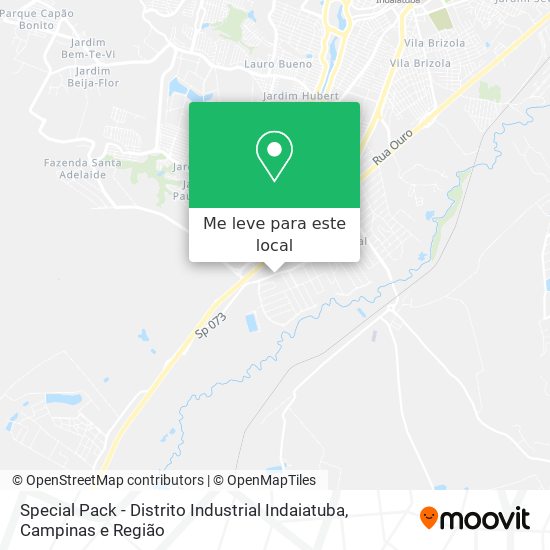 Special Pack - Distrito Industrial Indaiatuba mapa