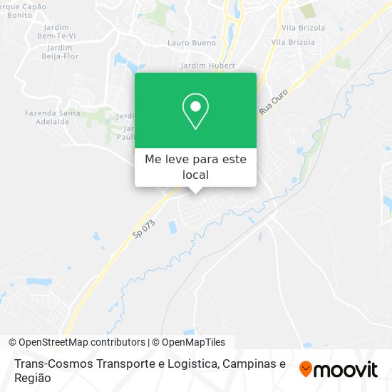 Trans-Cosmos Transporte e Logistica mapa