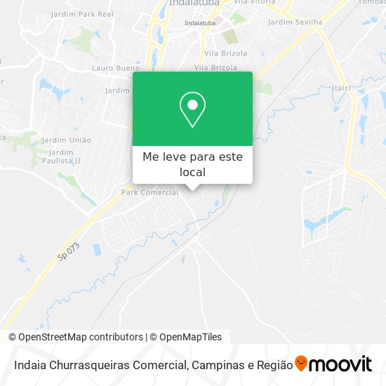 Indaia Churrasqueiras Comercial mapa