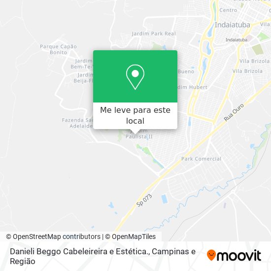 Danieli Beggo Cabeleireira e Estética. mapa