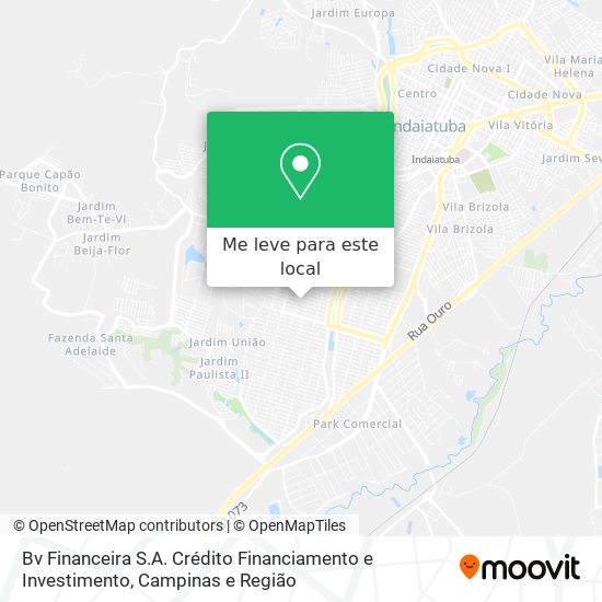 Bv Financeira S.A. Crédito Financiamento e Investimento mapa