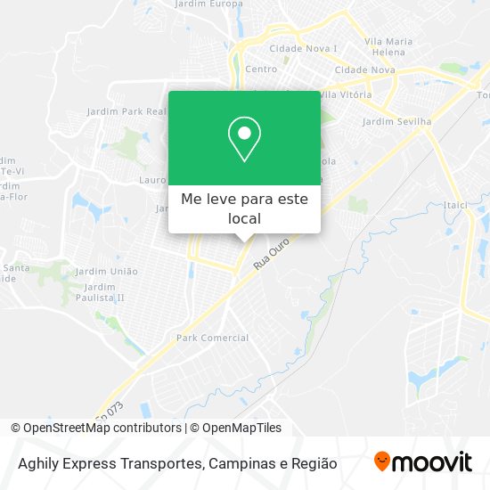 Aghily Express Transportes mapa