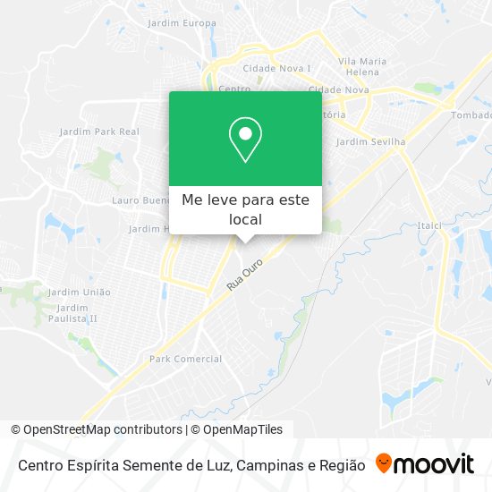 Centro Espírita Semente de Luz mapa