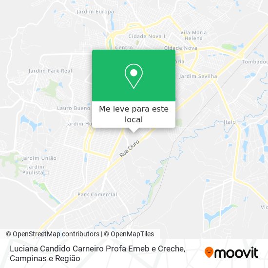 Luciana Candido Carneiro Profa Emeb e Creche mapa