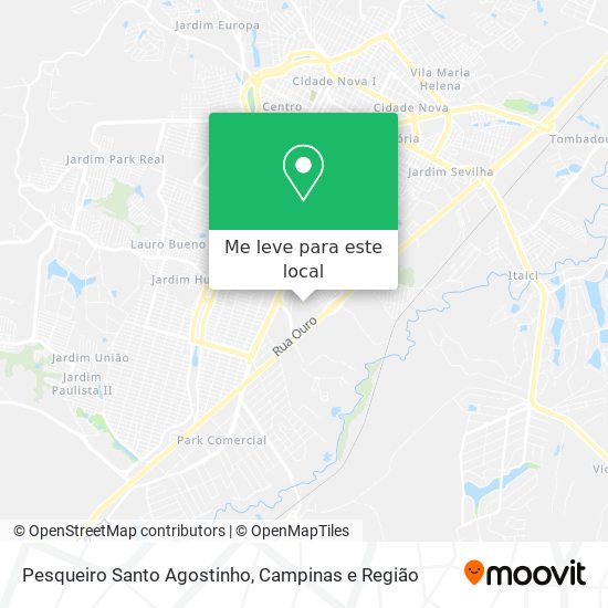 Pesqueiro Santo Agostinho mapa