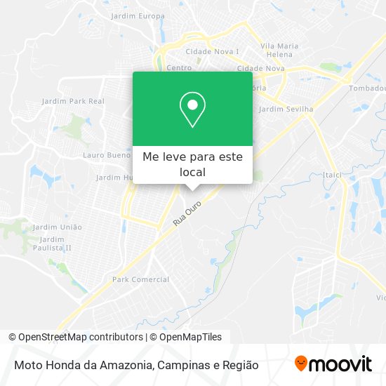 Moto Honda da Amazonia mapa