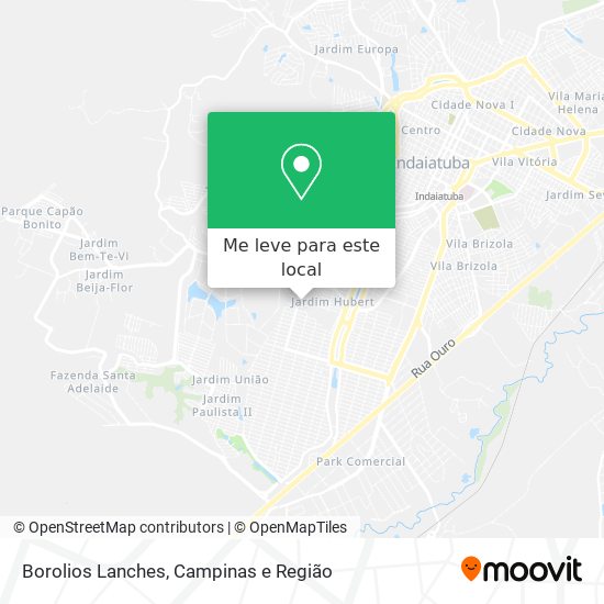 Borolios Lanches mapa