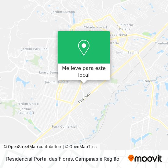 Residencial Portal das Flores mapa