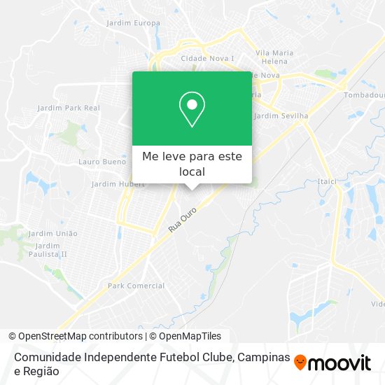 Comunidade Independente Futebol Clube mapa