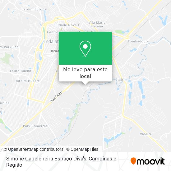 Simone Cabeleireira Espaço Diva's mapa