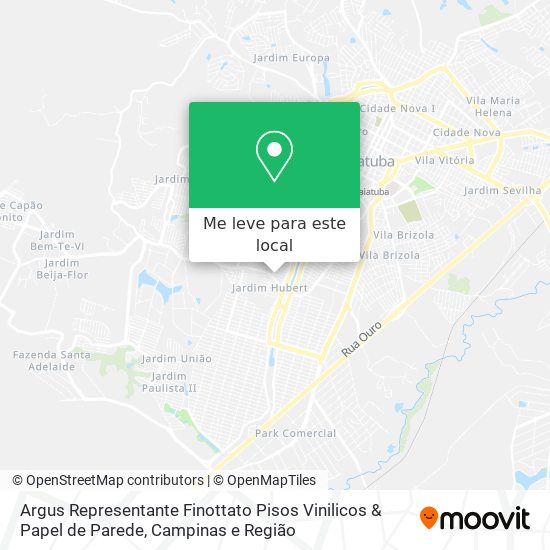 Argus Representante Finottato Pisos Vinilicos & Papel de Parede mapa
