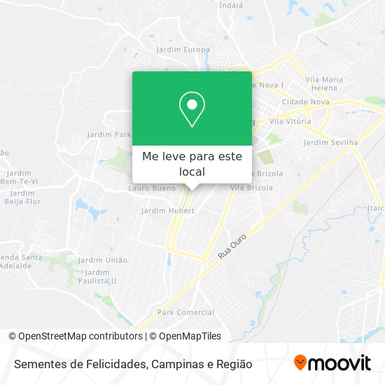 Sementes de Felicidades mapa