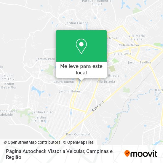 Página Autocheck Vistoria Veicular mapa