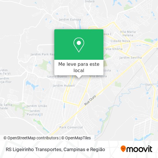RS Ligeirinho Transportes mapa