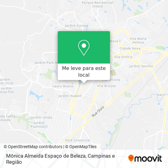 Mônica Almeida Espaço de Beleza mapa