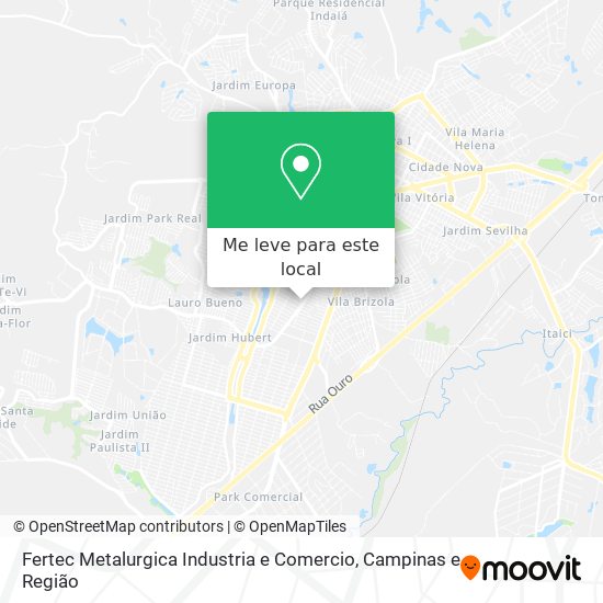 Fertec Metalurgica Industria e Comercio mapa