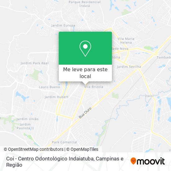 Coi - Centro Odontológico Indaiatuba mapa