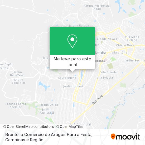 Brantello Comercio de Artigos Para a Festa mapa