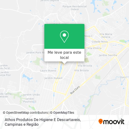 Athos Produtos De Higiene E Descartaveis mapa