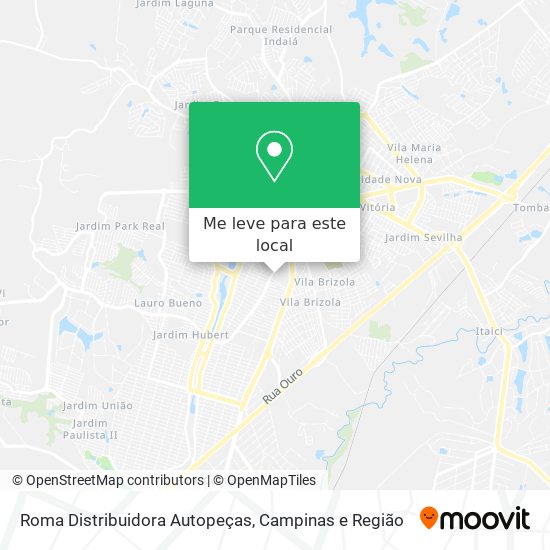 Roma Distribuidora Autopeças mapa
