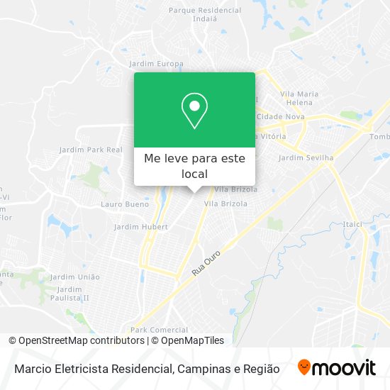 Marcio Eletricista Residencial mapa