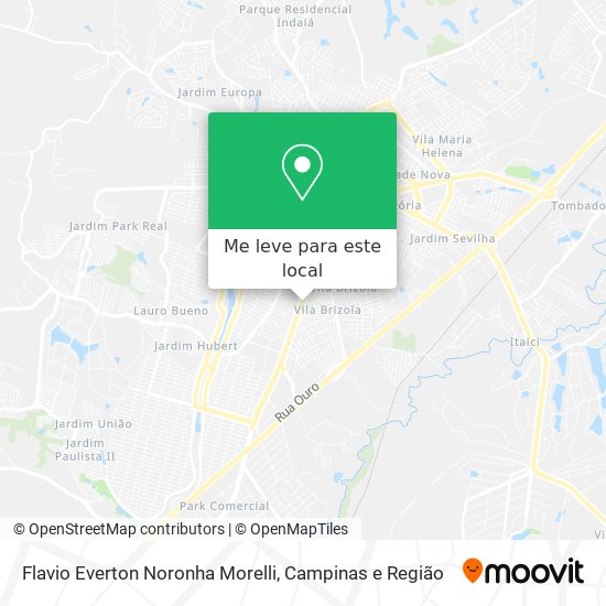 Flavio Everton Noronha Morelli mapa